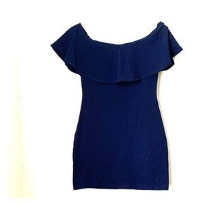 Susana Monaco off the shoulder dress.